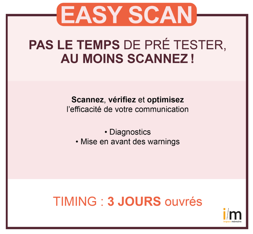 Easy Scan - Impact mémoire