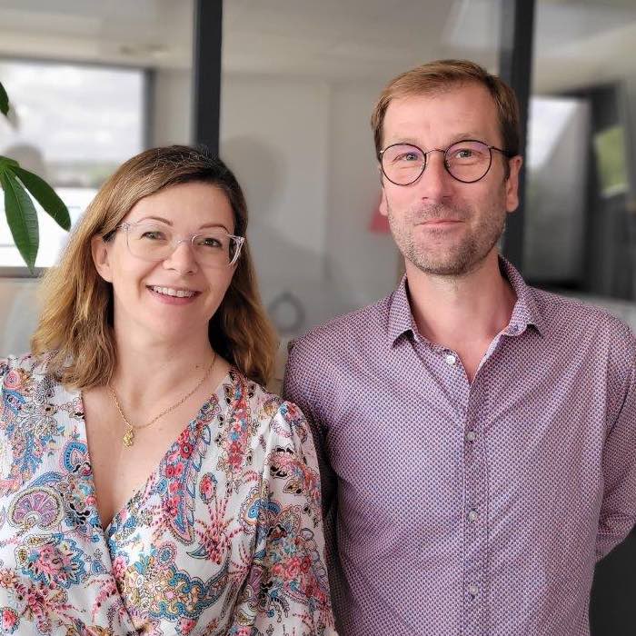 Elodie-Anne Gandelin et Pierre Doignies (Audirep)