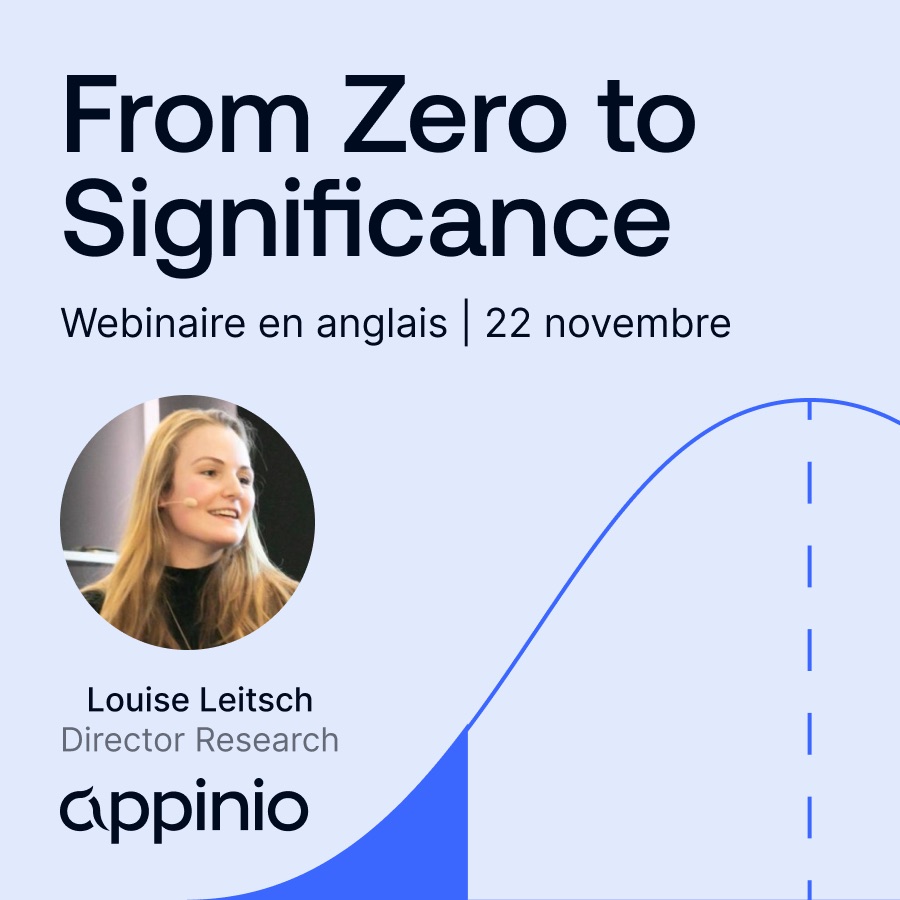 Les tests de significativité - Webinar Appinio