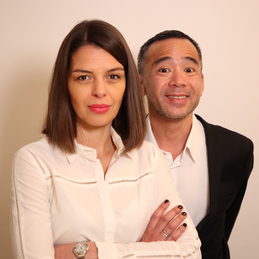 Lea König et Truong Nguyen (Co-directrice et co-directeur du pôle Mystery Shopping d’OpinionWay)