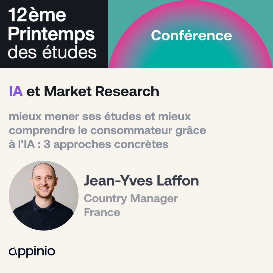 Conférence Appinio - IA et Market Research