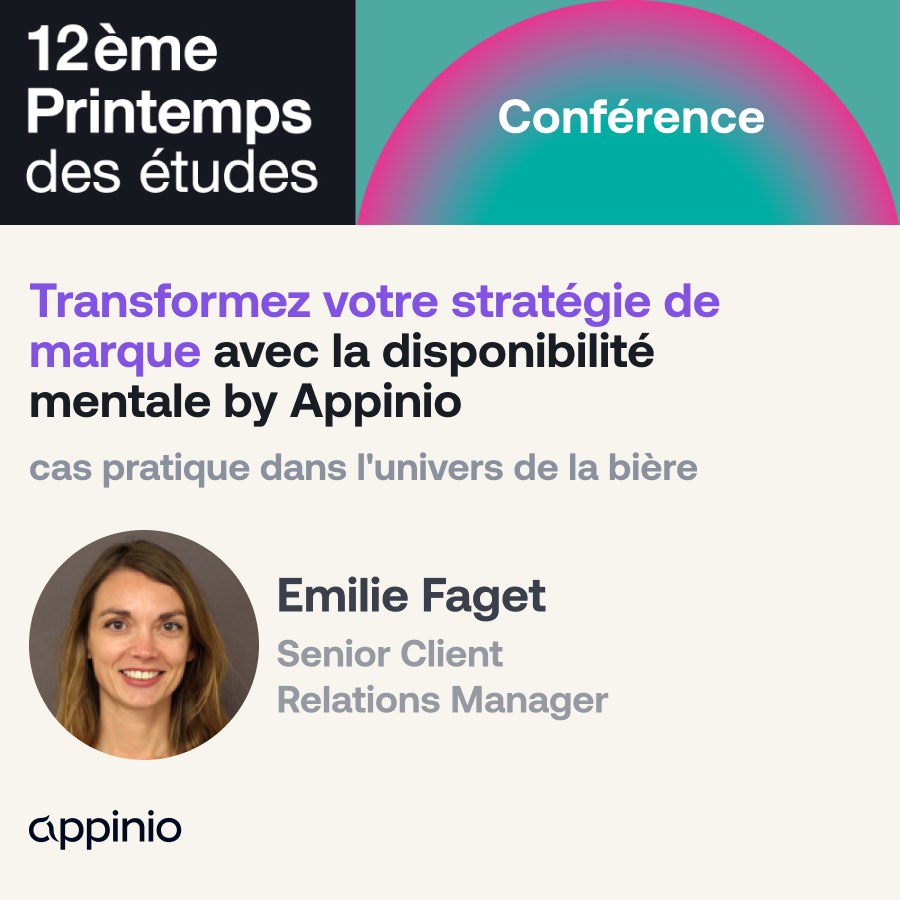 Conférence Appinio : Transformer votre stratégie de marque avec la disponibilité mentale