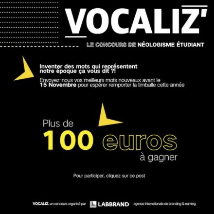 Labbrand lance une nouvelle édition de Vocaliz, un concours de néologisme réservé aux étudiants