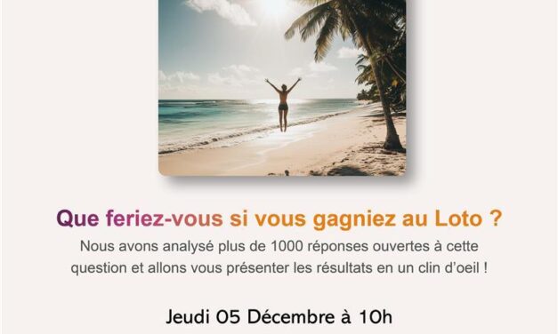 QUE FERIEZ-VOUS SI VOUS GAGNIEZ AU LOTO ?