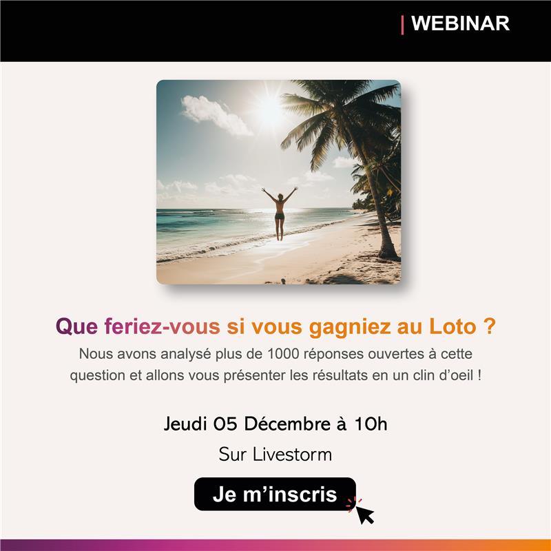Webinar Le Sphinx - Que feriez-vous si vous gagniez au loto