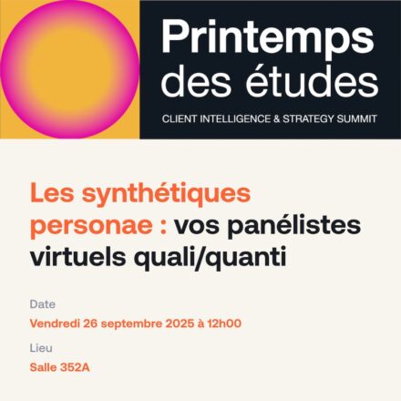 LES SYNTHÉTIQUES PERSONAE : VOS PANÉLISTES VIRTUELS QUALI/QUANTI