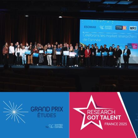 Grand Prix Études by Syntec Conseil et Research Got Talent Esomar : les lauréats de l’édition 2025