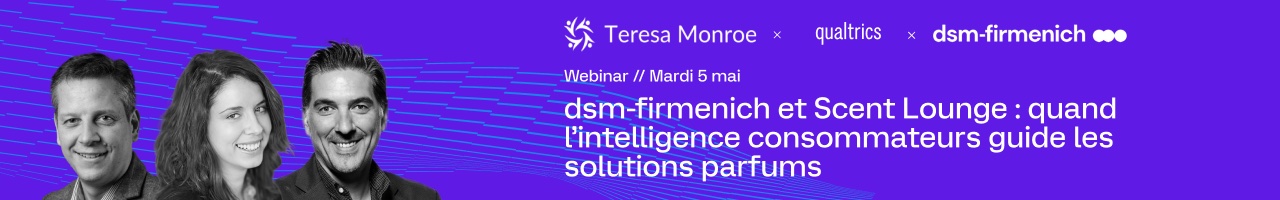 Webinar Qualtrics - dsm-firmenich et Scent Lounge